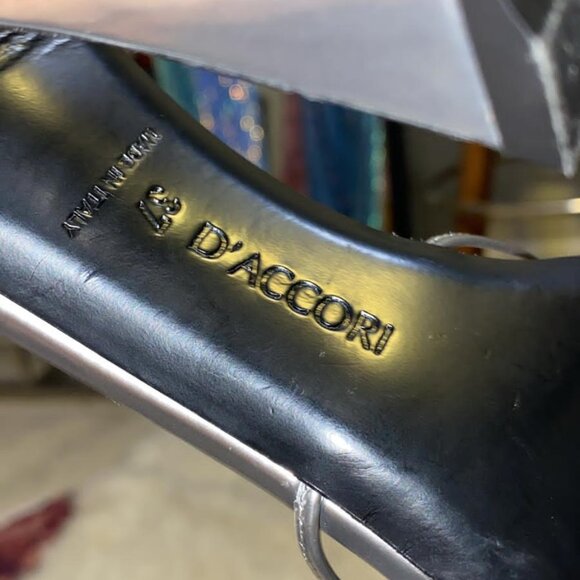 D'Accori Women's Silver Lust Slip-On Mule Heel Shoe - Picture 5 of 12